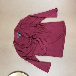 Banana Republic Bow Front Blouse size Large L